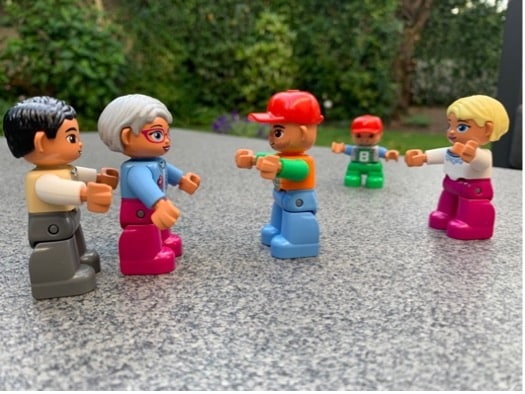 Lego opstellingen